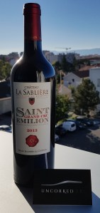 Château La Sablière - Saint Émilion Grand Cru 2013