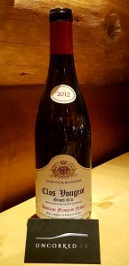 Domaine François Gerbet – Clos Vougeot Grand Cru 2012
