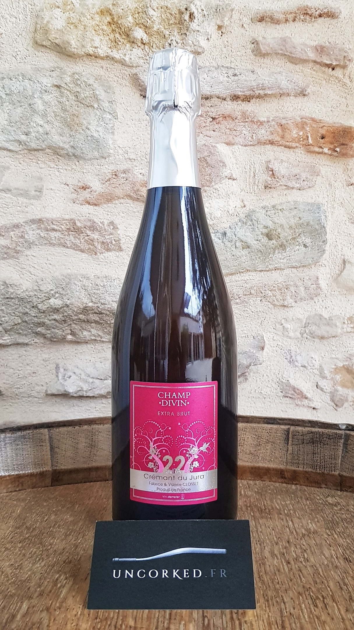 Champ Divin - Crémant du Jura Extra Brut Rosé 2022